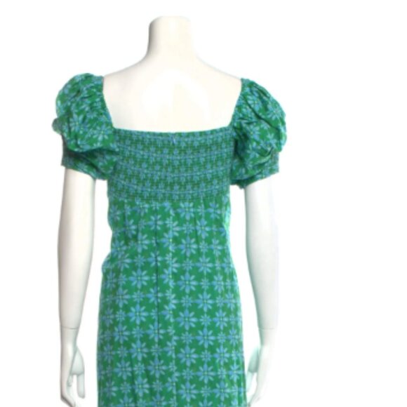 De Loreta Blue and Green Dress size M - Picture 1 of 3